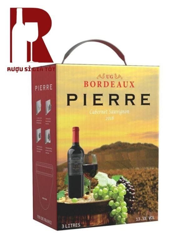 Rượu Vang Bịch Pháp Pierre Bordeaux