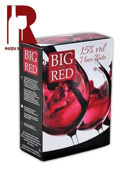 Rượu Vang Bịch Tây Ban Nha Big Foot Red