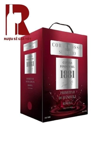 Rượu Vang Bịch Ý 1881 Supermo Reserva