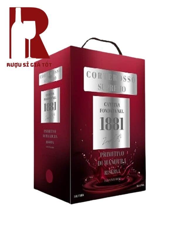 Rượu Vang Bịch Ý 1881 Supermo Reserva