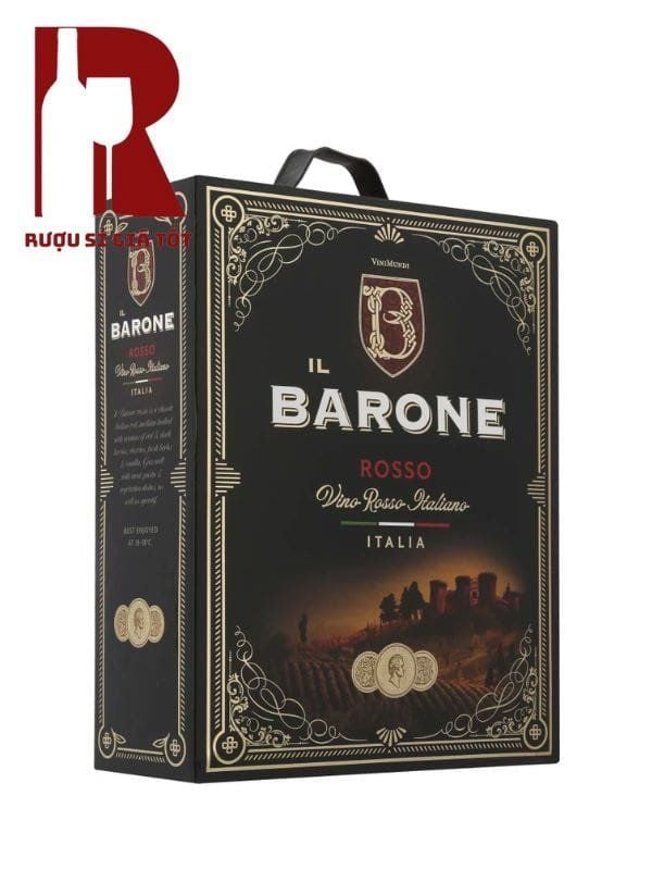 Rượu Vang Bịch Ý Đỏ Ngọt IL Barone Rosso