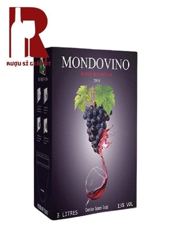 Rượu Vang Bịch Ý Ngọt Mondovino Semi