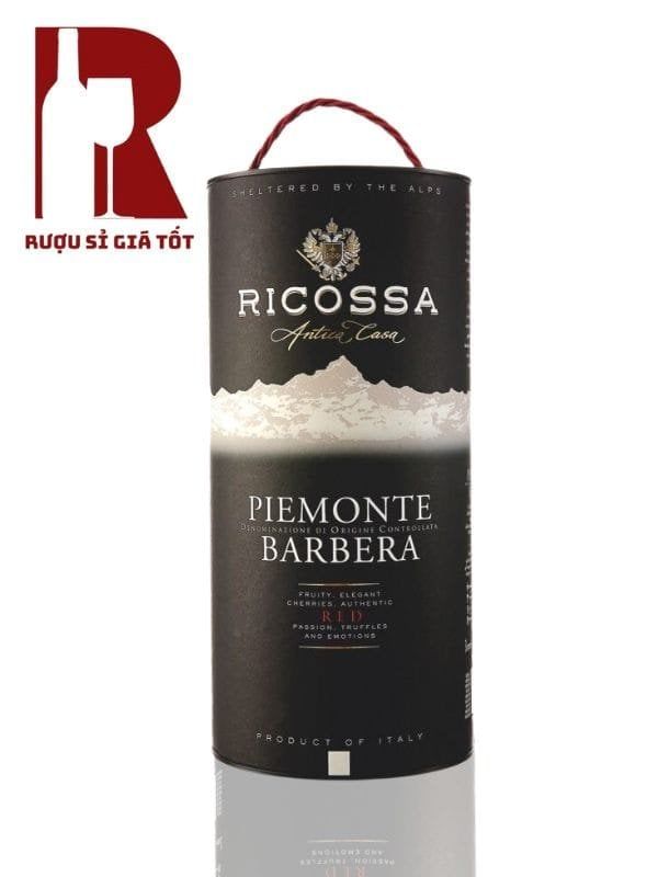 Rượu Vang Bịch Ý Ricossa Piemonte Barbera DOC