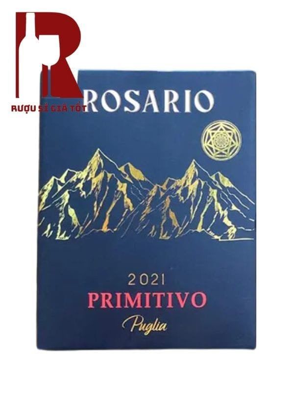 Rượu Vang Bịch Ý Rosario Primitivo Puglia