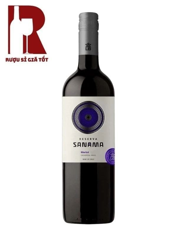 Rượu Vang Chile Đỏ Sanama Reserva Merlot