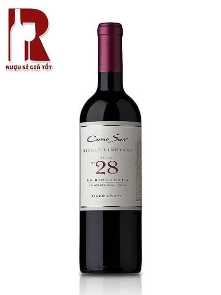 Rượu Vang Chile Đỏ Vino Cono Sur Single Vineyard 28 Carmenere