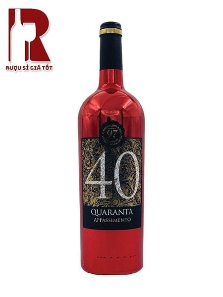 Rượu Vang Ý Đỏ 40 Appassimento Puglia IGP