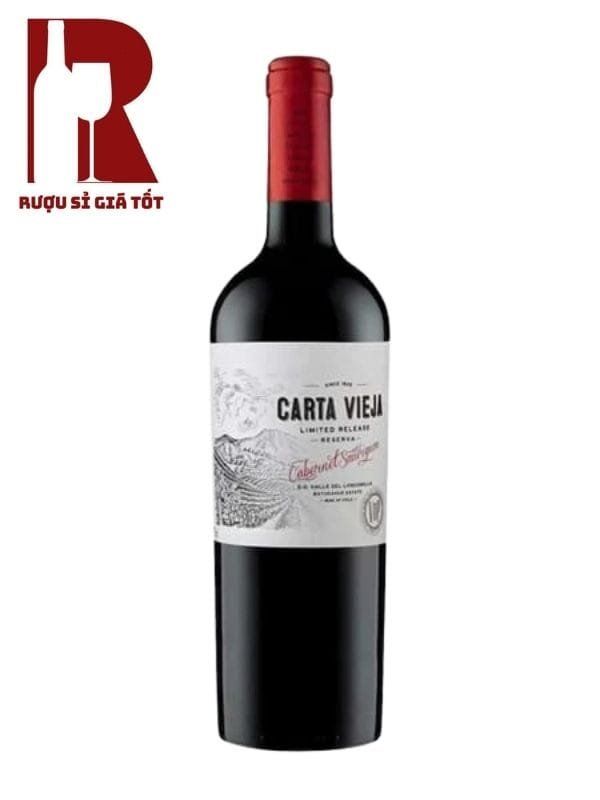 Rượu Vang Chile Đỏ Carta Vieja Reserva Cabernet Sauvignon