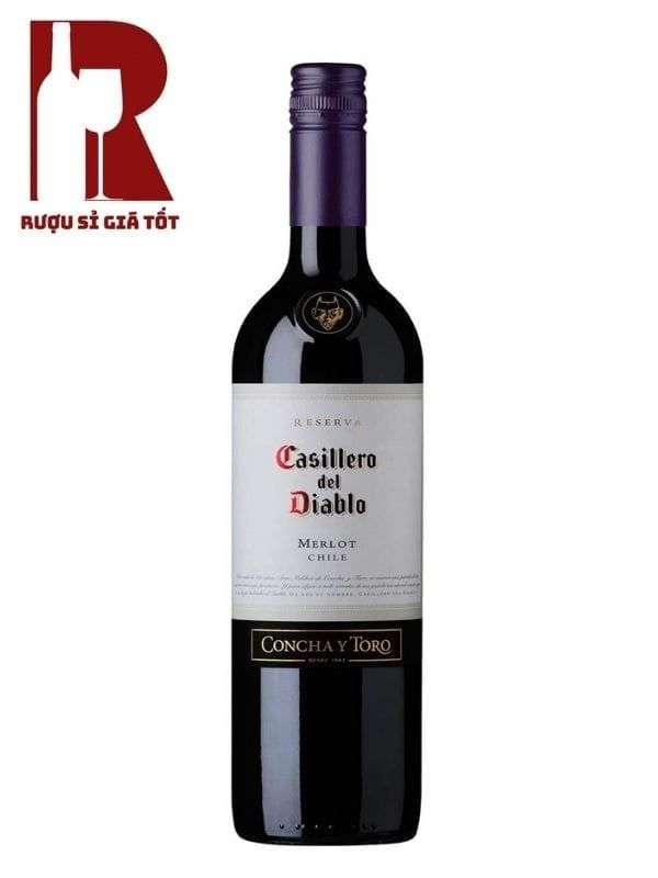 Rượu Vang Chile Đỏ Concha Y Toro Casillero Del Diablo Reserva Merlot