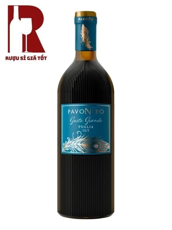 Rượu Vang Ý Đỏ PavoNero Gusto Grande Rosso Puglia IGT