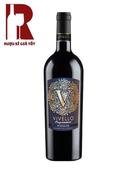 Rượu Vang Ý Đỏ Vivello Negroamaro