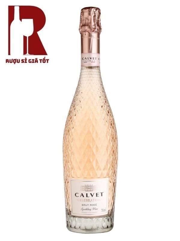 Rượu Vang Nổ Hồng Calvet Celebration Sparkling Rose