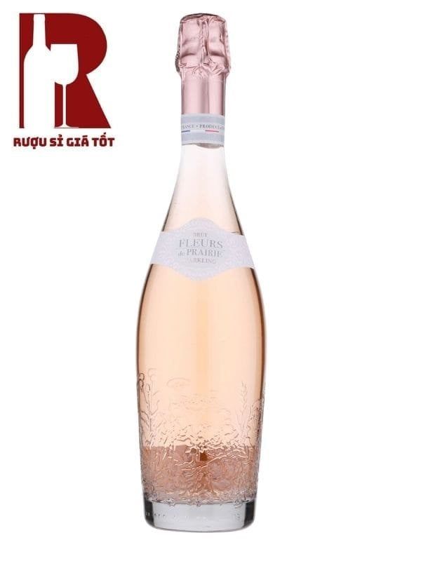 Rượu Vang Nổ Hồng Fleurs De Prairie Brut Rose