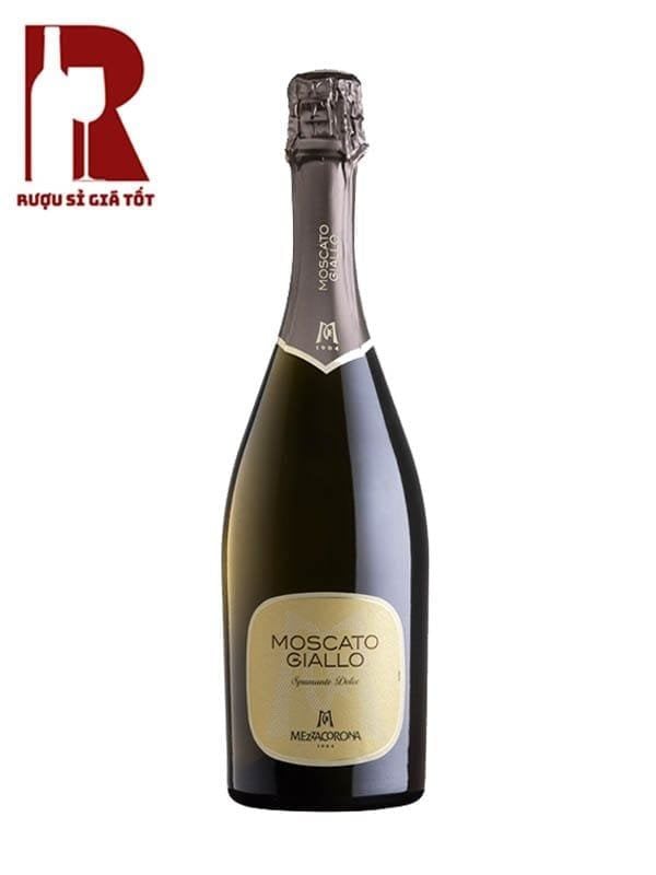 Rượu Vang Nổ Mezzacorona Moscato Giallo Spumante Trentino IGT