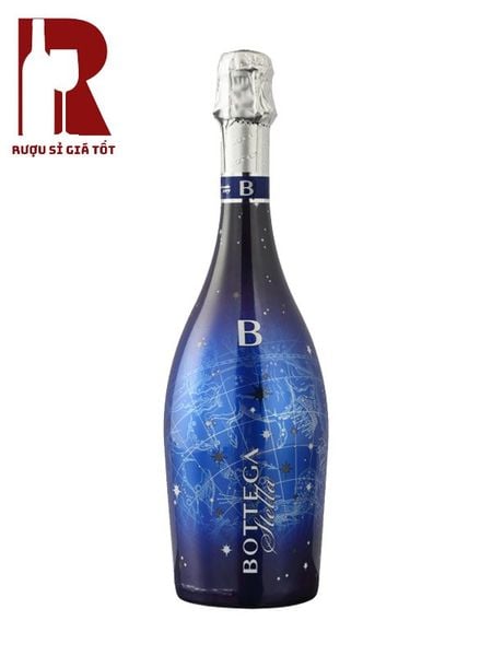 Rượu Vang Nổ Ý Bottega Stella Millesimato Extra Brut Led Version