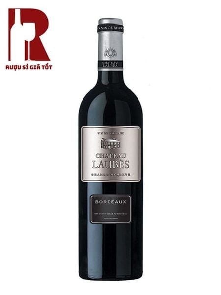 Rượu Vang Pháp Đỏ Chateau Laubes Bordeaux - Nhãn Thiếc