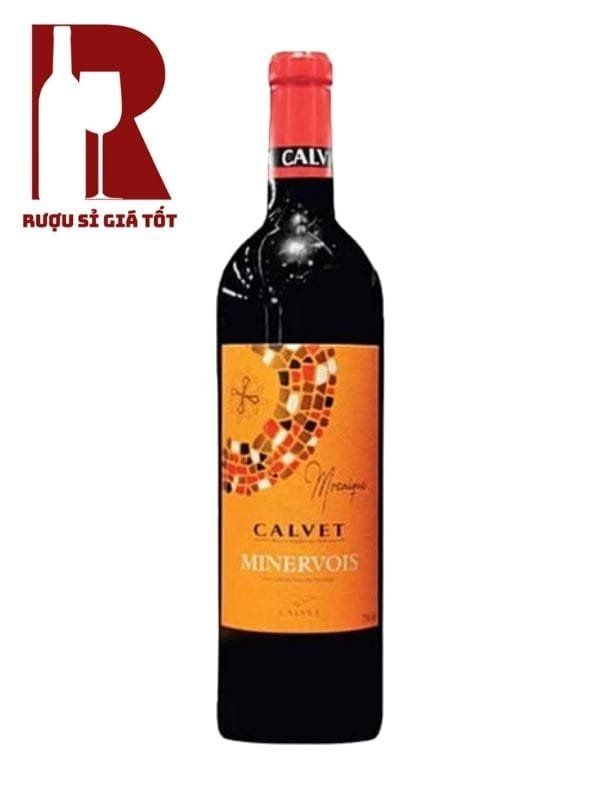 Rượu Vang Pháp Đỏ Calvet Minervois