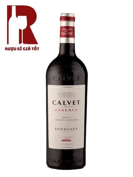 Rượu Vang Pháp Đỏ Calvet Reserve Merlot Cabernet AOP Bordeaux