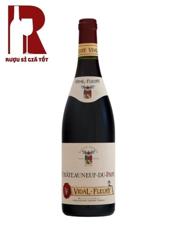 Rượu Vang Pháp Đỏ Vidal Fleury Chateauneuf Du Pape