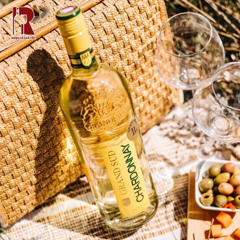 Giá rượu vang Grand Sud phiên bản nho Chardonnay