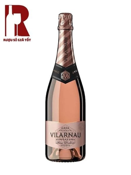 Rượu Vang Nổ Vilarnau Delicate Rose Organic