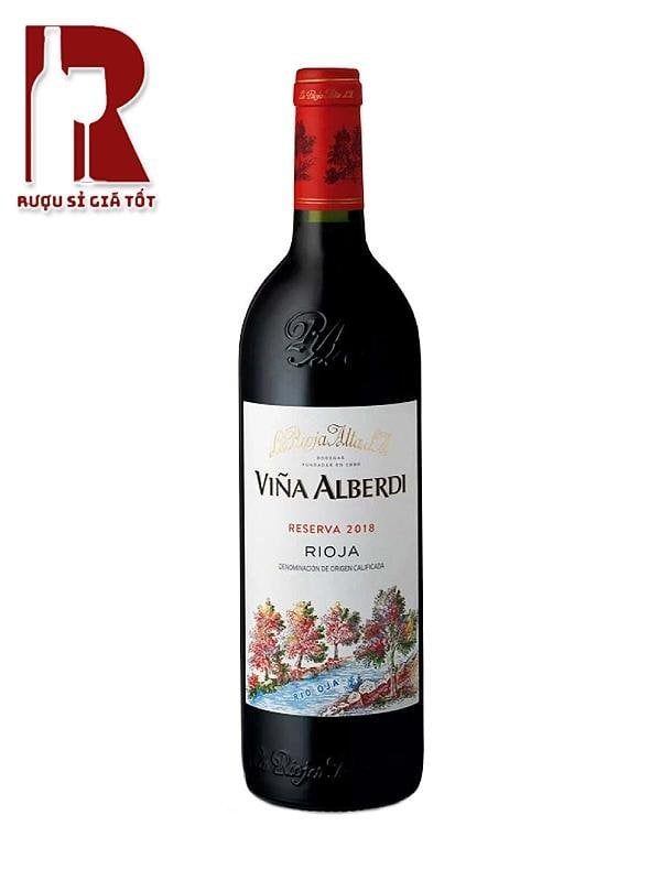 Rượu Vang Tây Ban Nha Đỏ Rioja Alta Viña Alberdi Reserva