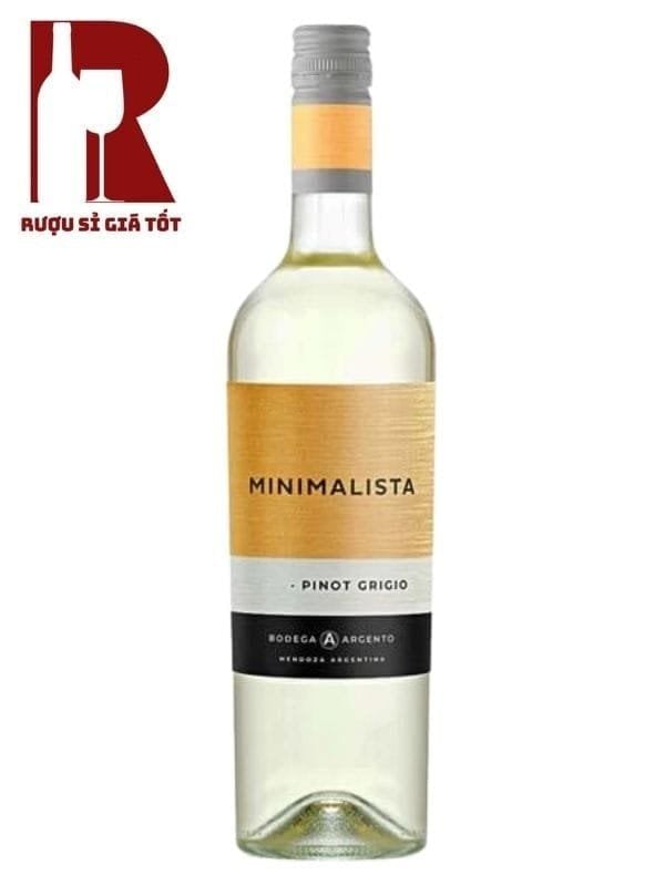 Rượu Vang Argentina Trắng Bodega Argento Minimalista Pinot Grigio