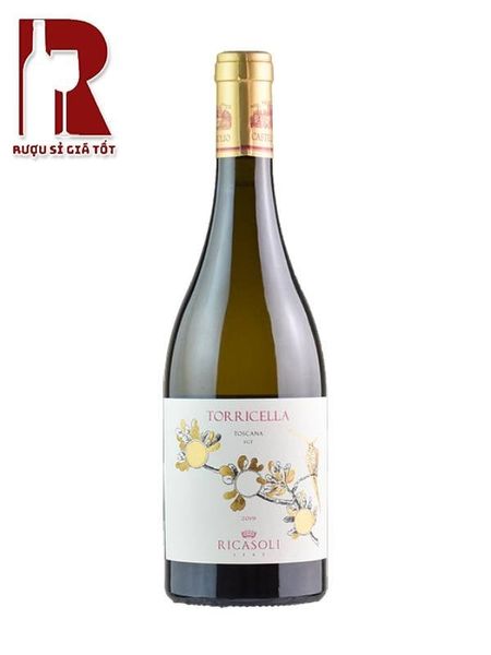 Rượu Vang Ý Trắng Ricasoli Torricella Tuscany Chardonnay blanc