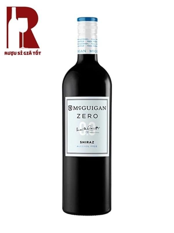 Rượu Vang Úc Đỏ McGuigan Zero Shiraz - Vang Không Cồn