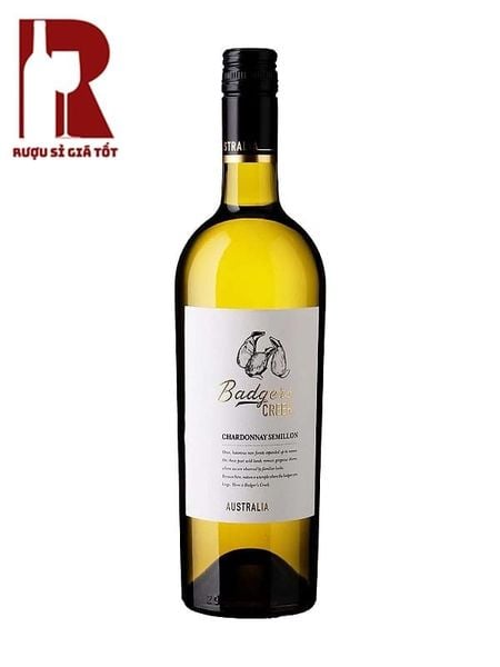 Rượu Vang Úc Trắng Badgers Creek Chardonnay Semillon
