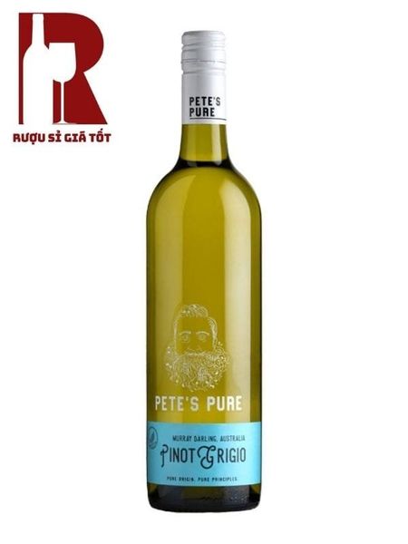 Rượu Vang Úc Trắng Petes Pure Pinot Grigio