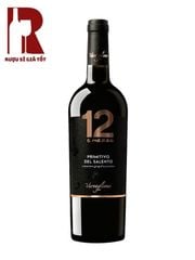 Rượu Vang Ý Đỏ 12 E Mezzo