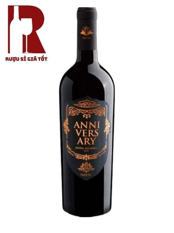Rượu Vang Ý Đỏ Nativ Anniversary Aglianico