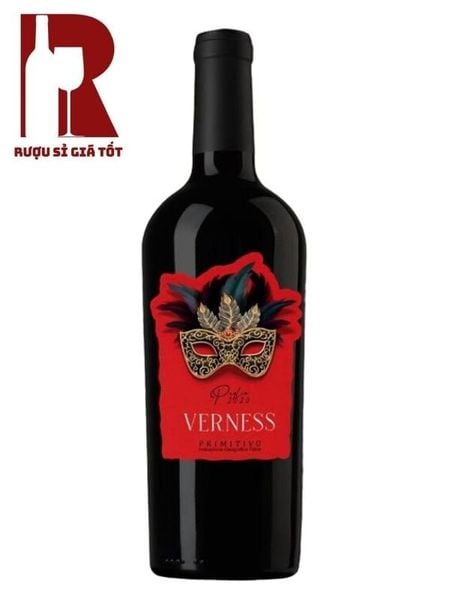 Rượu Vang Ý Đỏ Verness Primitivo Puglia