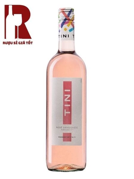 Rượu Vang Ý Hồng Tini Rosé Sangiovese Rubicone