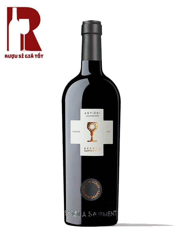 Rượu Vang Ý Đỏ Schola Sarmenti Antieri Salento IGT - Chén Thánh Trắng
