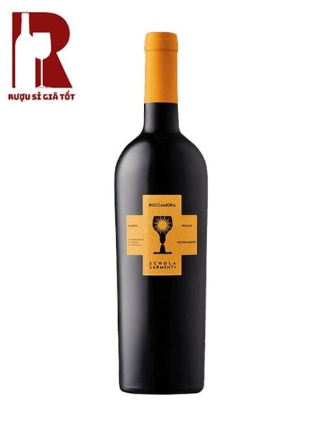 Rượu Vang Ý Đỏ Schola Sarmenti Roccamora Salento IGT - Chén Thánh Vàng