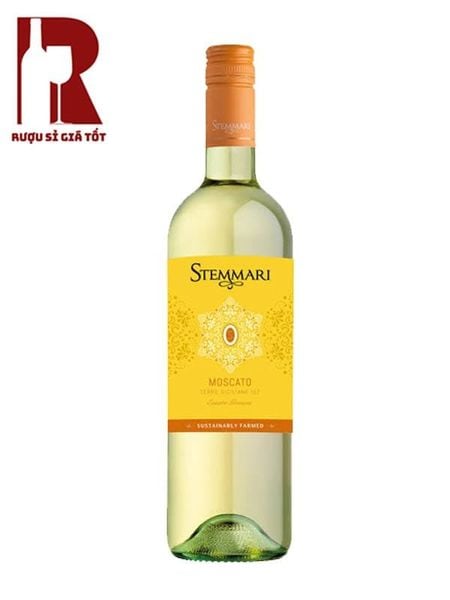 Rượu Vang Ý Ngọt Stemmari Moscato Siciliane IGT