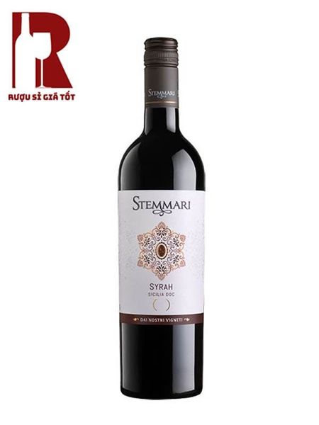 Rượu Vang Ý Đỏ Stemmari Shiraz Siciliane DOC