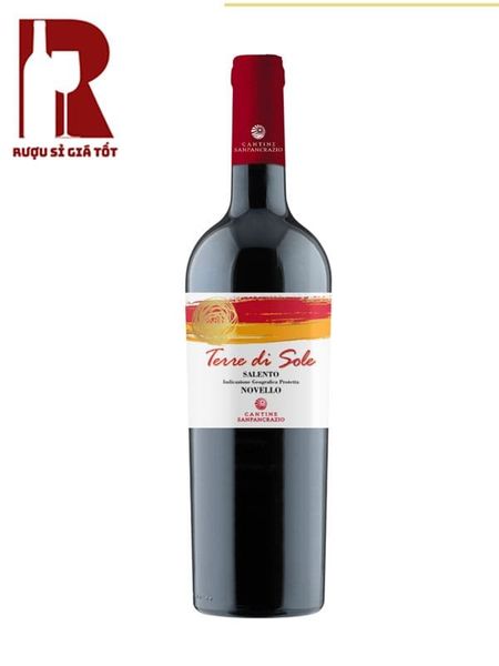 Rượu Vang Ý Đỏ Terre Di Sole Novello Puglia IGT