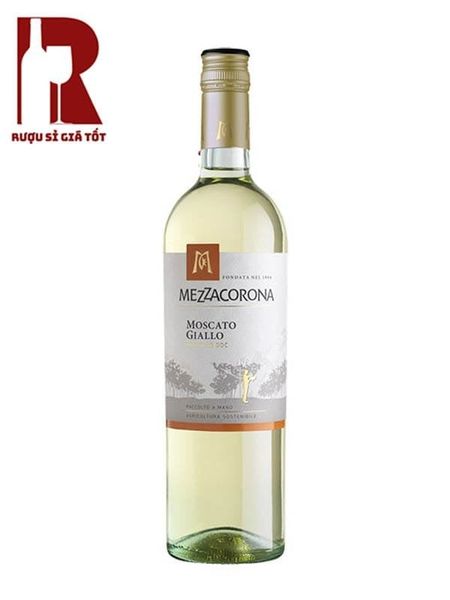 Rượu Vang Ý Trắng Mezzacorona Moscato Giallo Trentino IGT