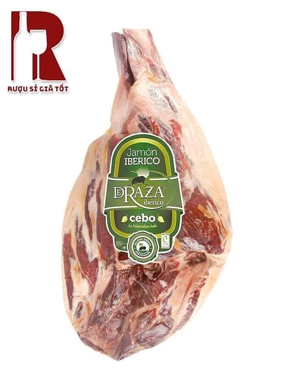 Đùi Heo Muối Deraza Iberico Cebo Jamon Boneless 24 Tháng - Đùi Sau Không Xương