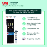  Cây Lọc Nước Nóng Lạnh 3M VN3-3V-BL (Tích Hợp Máy Lọc Nước 3M BREW120-MS) 