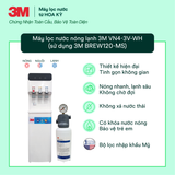  Cây Lọc Nước Nóng Lạnh 3M VN4-3V-WH (Tích Hợp Máy Lọc Nước 3M ICE140-S) 