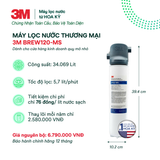  Máy Lọc Nước Công Suất Lớn Dành Cho Thương Mại 3M BREW120-MS 