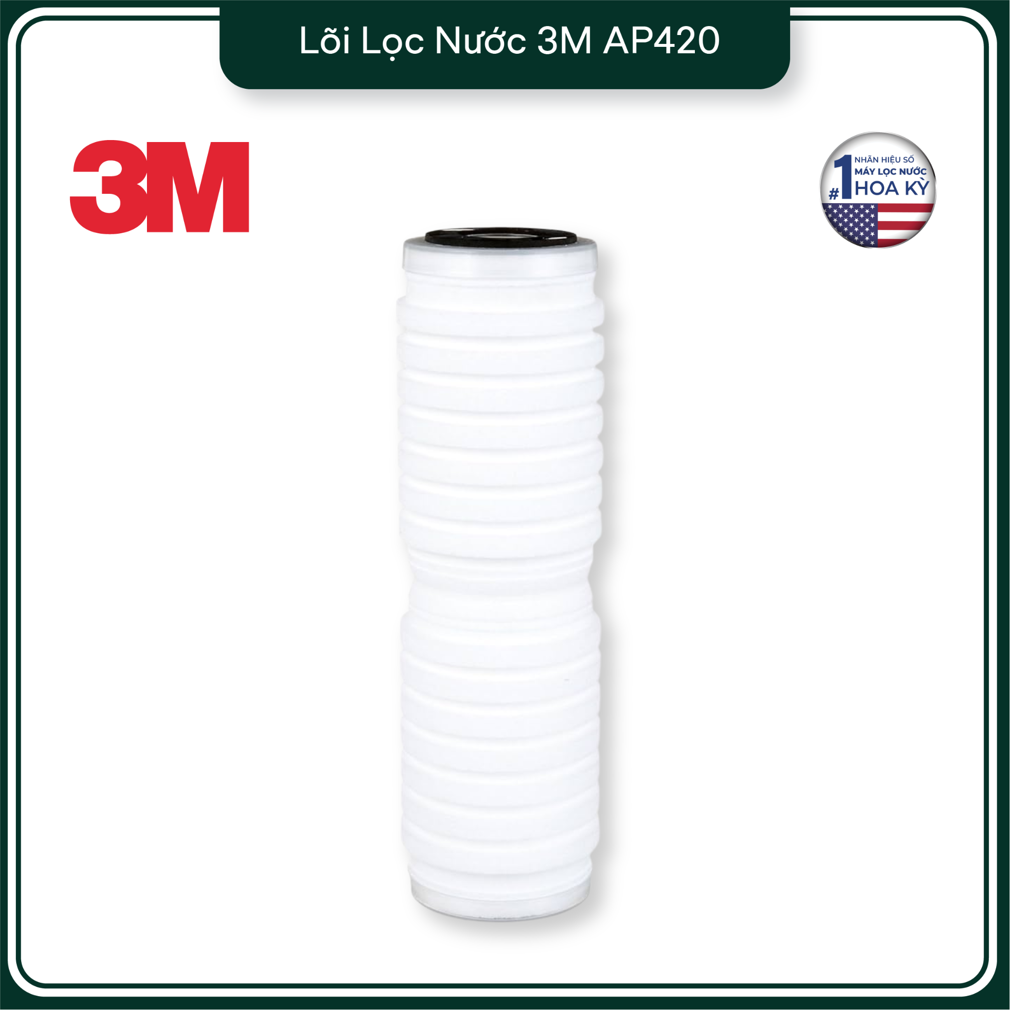  Lõi Thay Thế Cho Máy Lọc Nước Tổng Đầu Nguồn 3M AP11T-420/AP055T-420 (MÃ AP420) 