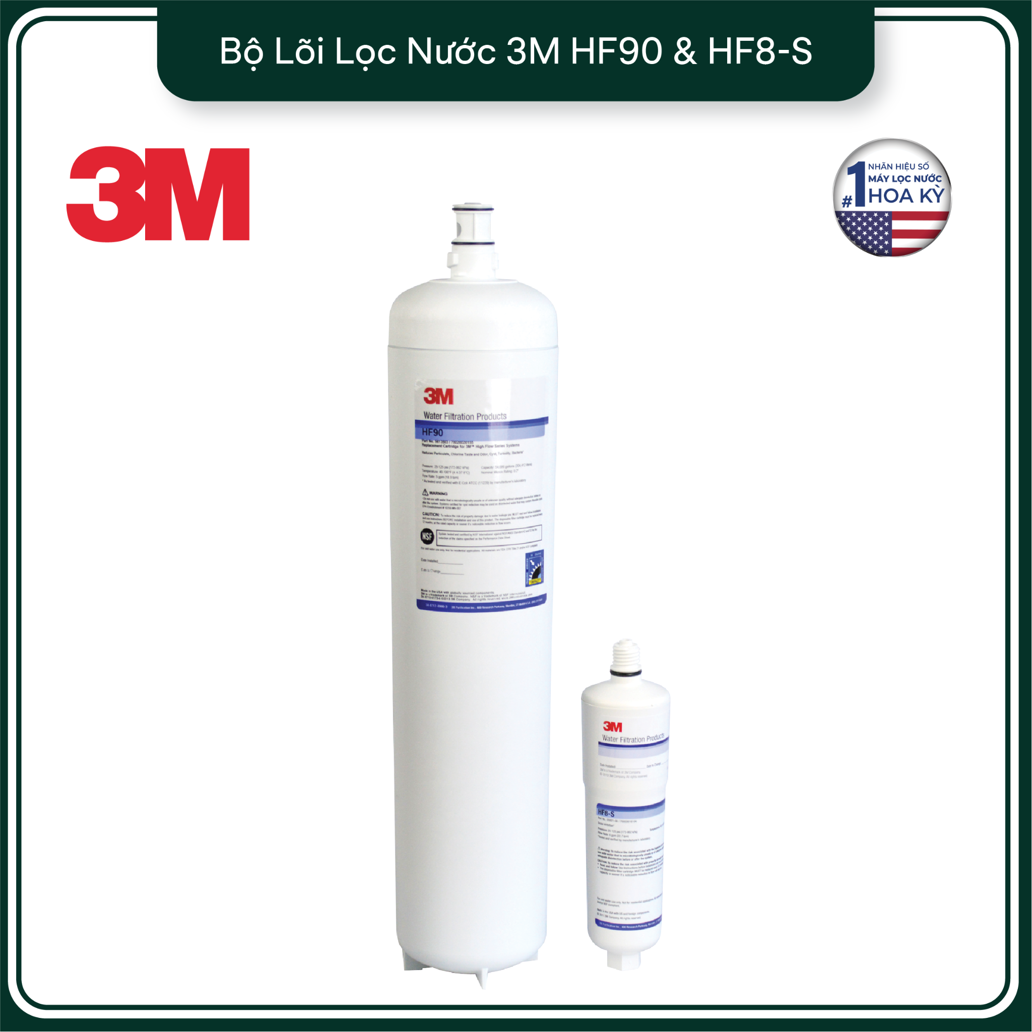  Lõi Thay Cho Máy Lọc Nước Thương Mại 3M DP190 (3M HF90 & HF8-S) 