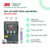  Máy Lọc Nước Nóng Lạnh Để Bàn 3M HCD-CS01 