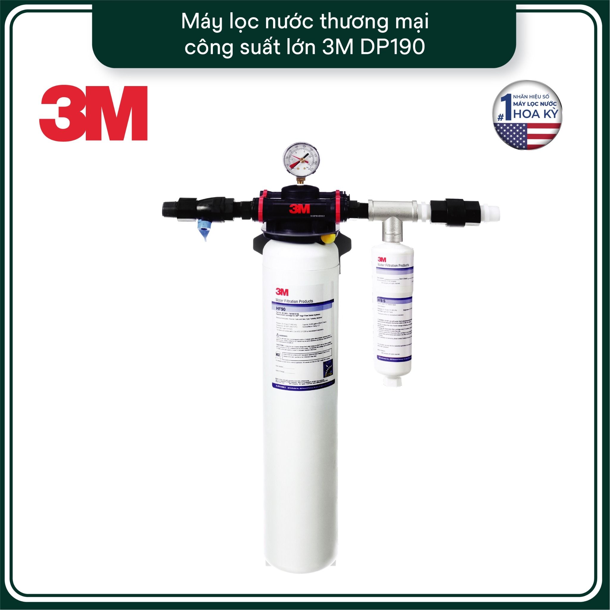  Máy Lọc Nước Công Suất Lớn Dành Cho Thương Mại 3M DP190 