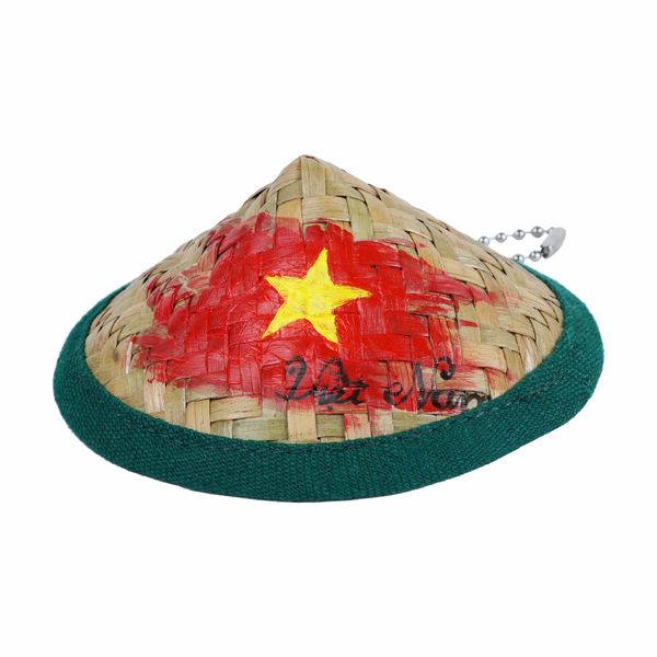 Móc khóa nón Huế cỏ bàng